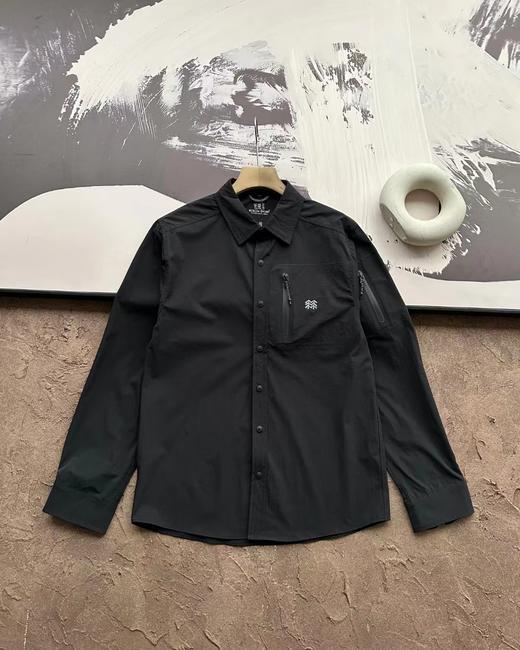 F0331101春季新款三色防水防尘户外口袋战术压胶衬衫外套夹克 商品图11