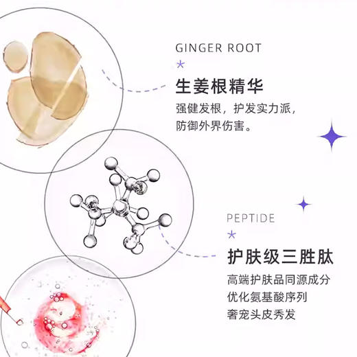 【限时特惠 赠礼袋】送礼盒礼袋 卡诗净油蓬松奢享元气姜5件套气姜洗发水500ml+气姜洗发水80ml*4 商品图5