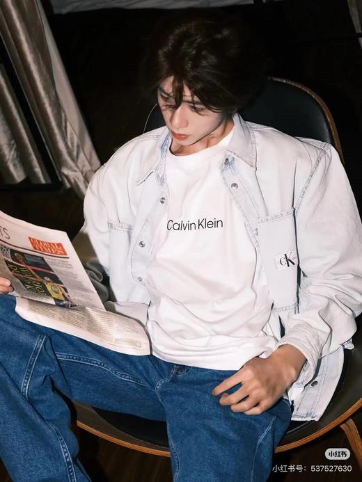 F0331129春秋长袖圆领上衣休闲印花简约时尚纯棉t恤 商品图9