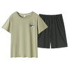 睡衣男士夏季纯棉短袖短裤套装时尚休闲凉爽中青年可外穿家居服   JL-YS9014 商品缩略图4