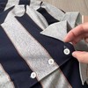 F0331100夏季新款男女同款休闲亲肤透气不变形条纹polo衫 商品缩略图13
