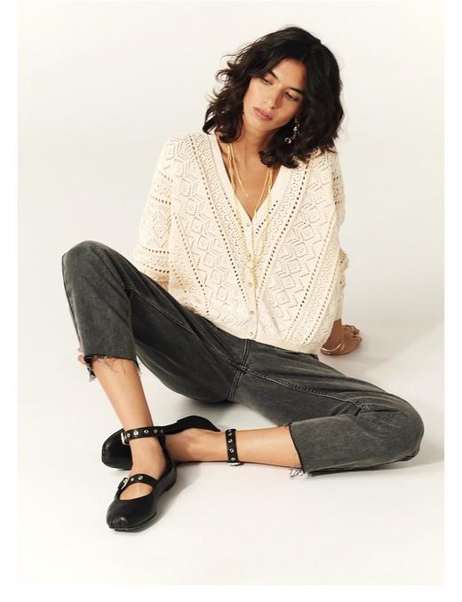 ba*波西米亚风镂空外搭空调针织开衫 商品图2