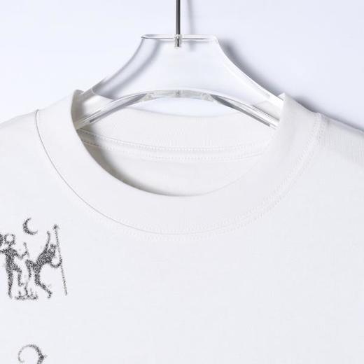 SDSA男装2026新款高贵轻奢潮牌小众印花设计圆领短袖T恤百搭上衣 商品图1