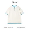 SDSA男装2026新款高贵轻奢潮牌撞色拼接假两件短袖T恤百搭时尚 商品缩略图0
