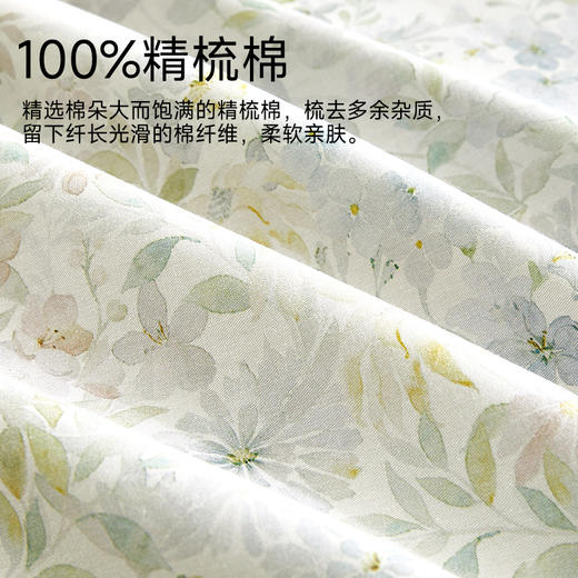 【直降250】全棉舒适印花四件套(清风花韵) 商品图1
