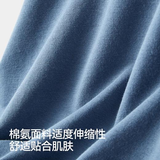 森马内裤男士棉质弹力平角裤中腰四角裤青少年短裤亲肤舒适3条装 商品图3