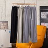F033129夏季小直筒百搭圣品棉麻纯色简约松紧腰男士宽松休闲棉麻长裤 商品缩略图3