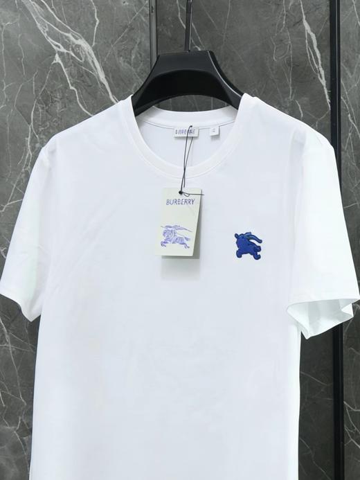 F033148春夏季新款男女同款吸汗透气立体刺绣战马徽标设计两色T恤 商品图3