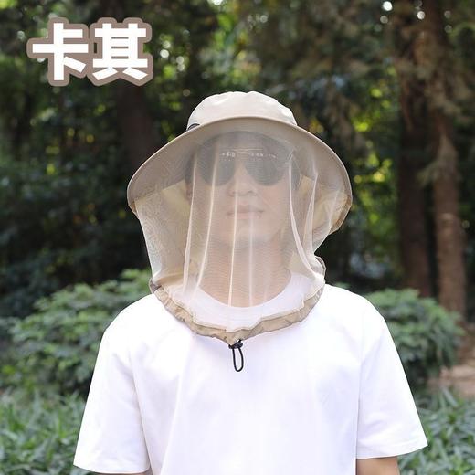 面罩防蚊虫遮阳帽男夏季户外钓鱼防晒渔夫帽披肩遮脸男士太阳帽子 商品图3