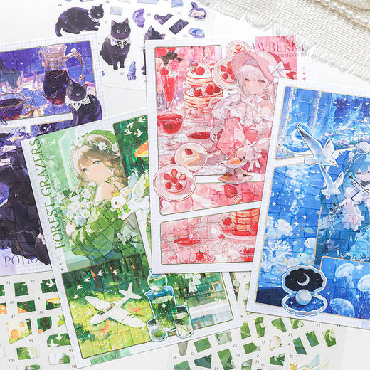 纸迹格律映画系列拼图贴纸 商品图2