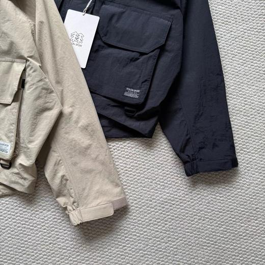 F0331121户外休闲衣女士露营短款宽松夹克运动外套 商品图7