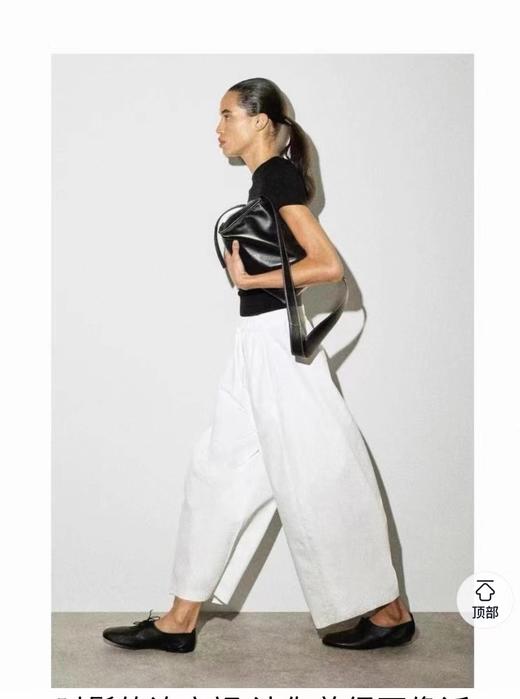 F033166春季新款新品桶形抽绳松紧腰气球裤休闲弯刀九分裤 商品图10