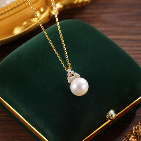 子佩集【三角之力】银S925珍珠惜王妃套链项链【P3137】双色三角2602