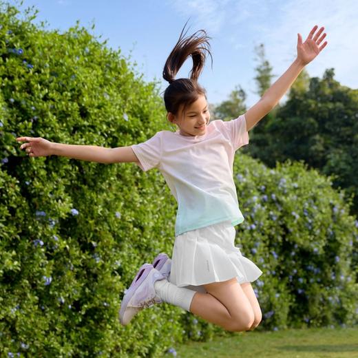 moodytiger女童Air Supply渐变短袖T恤运动速干透气62210122 商品图4