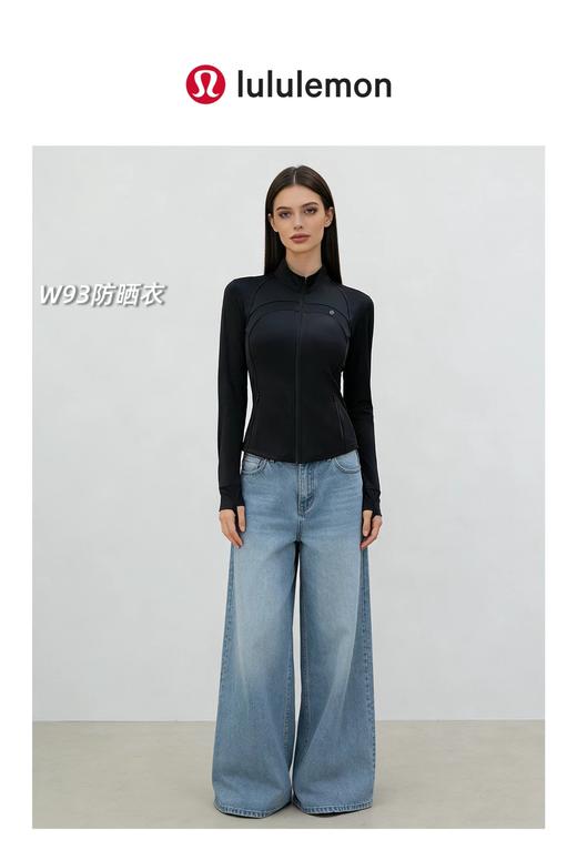 F033179夏季新款轻薄透气轻便百搭女士原纱氨纶立领防晒衣 商品图3