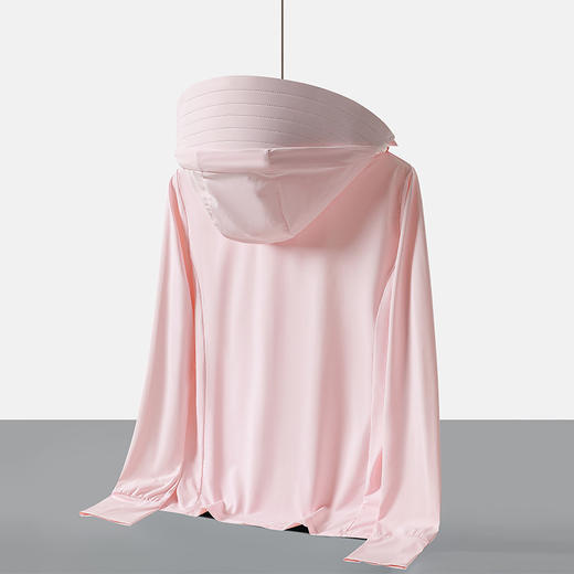 户外凉感冰丝防晒衣女防紫外线轻薄透气皮肤衣男夏季大帽檐防晒服 商品图3