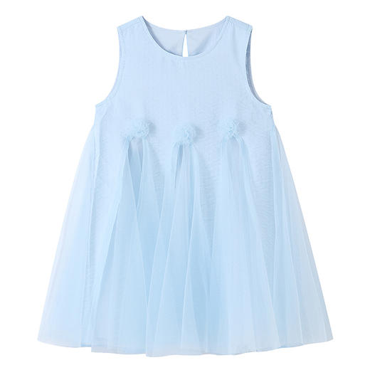 【实体店同款】女童无袖连衣裙夏季新款安奈儿童装XG623120 商品图6