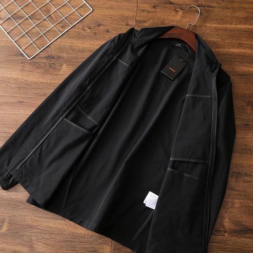 F033191新款男子户外徒步运动防风防泼水梭织立领软壳夹克外套 商品图5