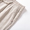 F033129夏季小直筒百搭圣品棉麻纯色简约松紧腰男士宽松休闲棉麻长裤 商品缩略图14