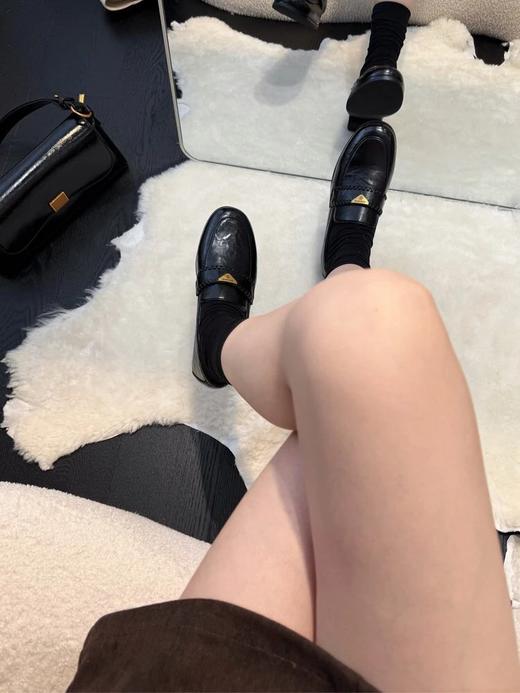 手抓牛皮！纪华菲手工编织乐福鞋  26Y03114- 商品图3