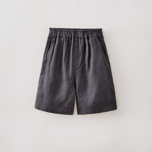 马克珍妮100%亚麻男童清凉五分裤2026年夏装新款560976 商品图3