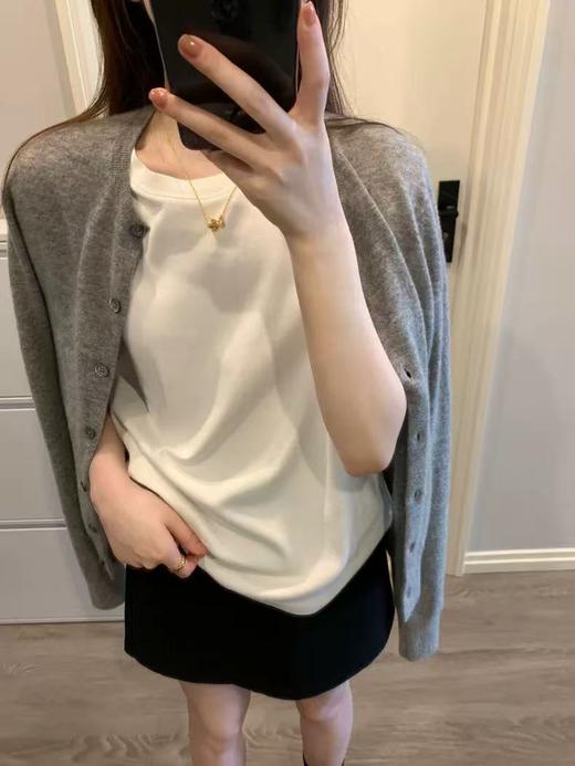 外贸工厂订单余！ 质感敲好的水溶棉基础款短袖T恤！ 商品图9