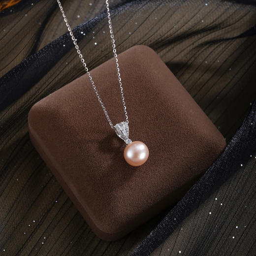 子佩集【珍守此刻】银S925珍珠惜王妃套链项链【P2816】双色V字2602 商品图2