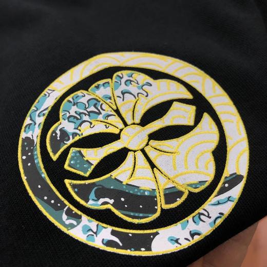 F033102春夏新款时尚百搭休闲男士樱花海浪字母大M圆领T恤短袖 商品图13