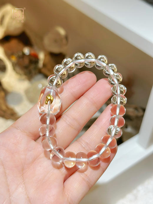 三生石.马语者 白水晶设计手链 商品图6