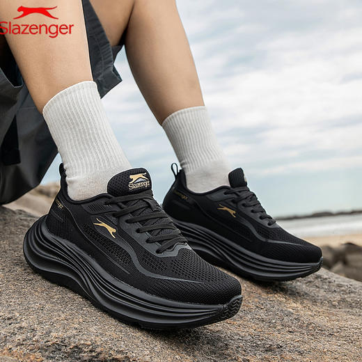 热卖！舒适又好看！史莱辛格Slazenger 轻奢运动跑鞋 英国百年品牌 轻便舒适 S92 商品图7