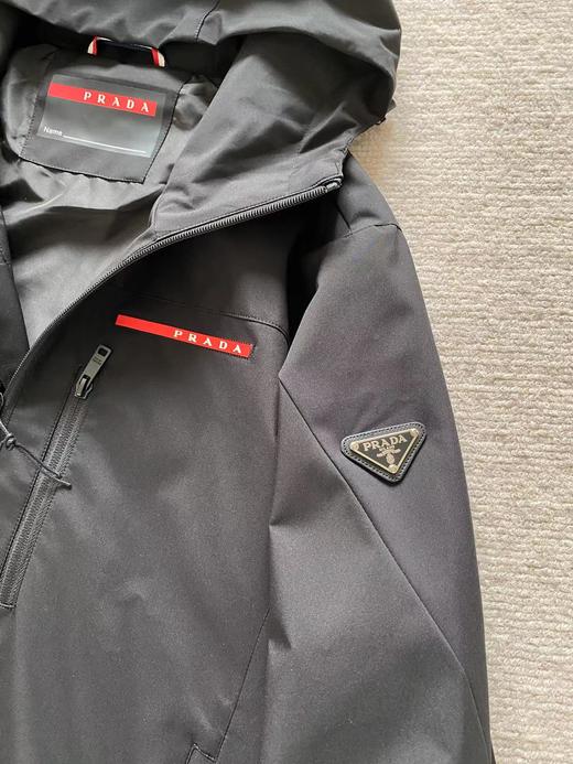 F0331128新款再生尼龙梭织面料舒适耐穿男士连帽夹克外套 商品图5