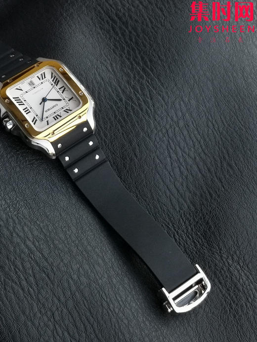 GF卡地亚山度士系列 山度士大号 间金款 男士腕表 绝对是绕不开的经典 表径39.8mm 商品图7