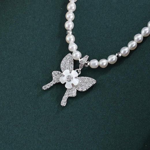 子佩集【花福蝶】珍珠惜王妃项链【XXXL034】蝴蝶2602 商品图1