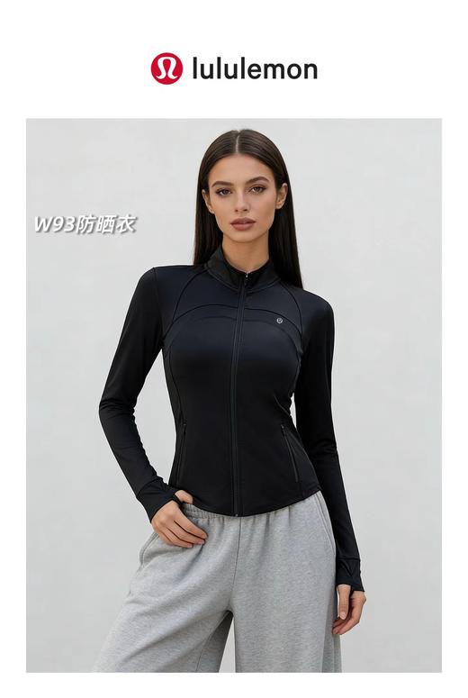 F033179夏季新款轻薄透气轻便百搭女士原纱氨纶立领防晒衣 商品图4