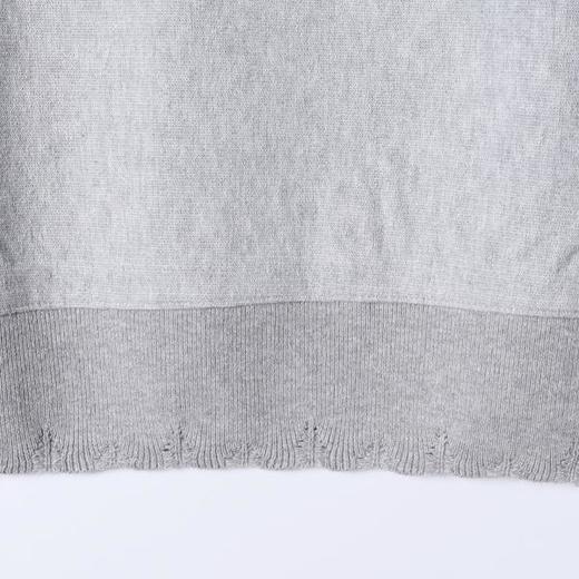 SDSA男装2026新款高贵轻奢时尚简约领口勾破设计圆领短袖T恤百搭 商品图3