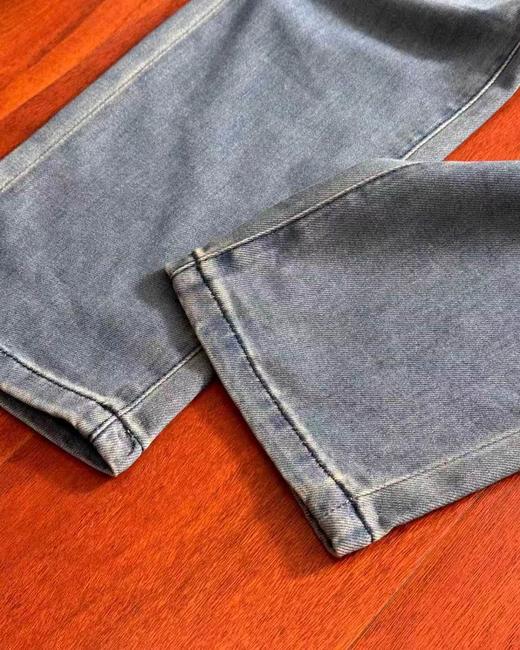 F033194春季新款复古商务休闲百搭日常通勤水洗牛仔裤长裤 商品图10