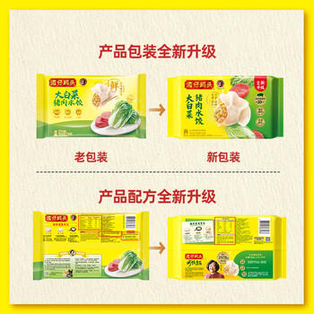 湾仔码头大白菜猪肉水饺720g36只早餐食品速食半成品速冻饺子 商品图5
