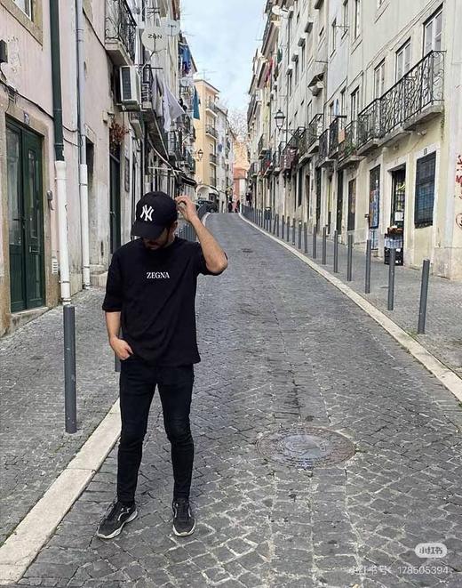 Z亚 新款字母休闲圆领短袖T恤 Z-15907 商品图3