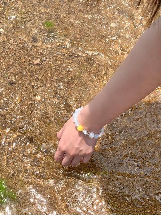 回向·祥云法螺  藏香珠+蜜蜡+珍珠而成的手串 商品图3