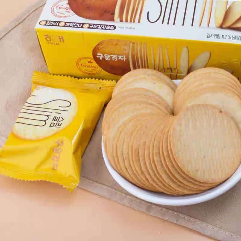 周日取货：【海太牌马铃薯薄脆饼干】一盒80克（4件）