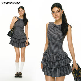 Ariseism 3月23日 19点50分 新品上新 格纹staycation连衣裙