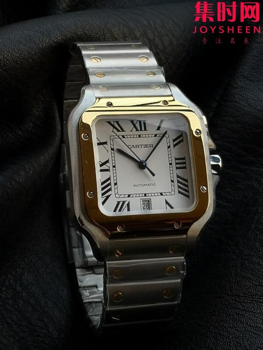 GF卡地亚山度士系列W2SA0009 山度士大号 间金山度士 男士腕表 表径39.8mm 商品图0