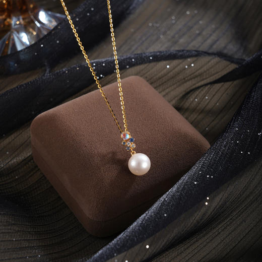 子佩集【炫彩人生】银S925珍珠惜王妃套链项链【W6487】双色月光2602 商品图2