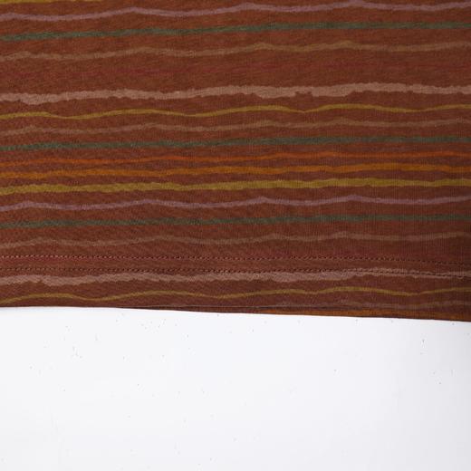 SDSA男装2026新款高贵轻奢时尚撞色条纹圆领短袖T恤百搭宽松上衣 商品图3