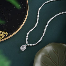 子佩集【璀璨新生】珍珠惜王妃项链【XXXL028】水沫玉椭圆2602