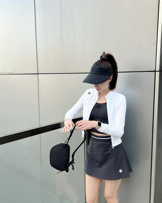 F033160春夏季新款吸湿快干运动梭织与针织相拼接女士短裙 商品图4