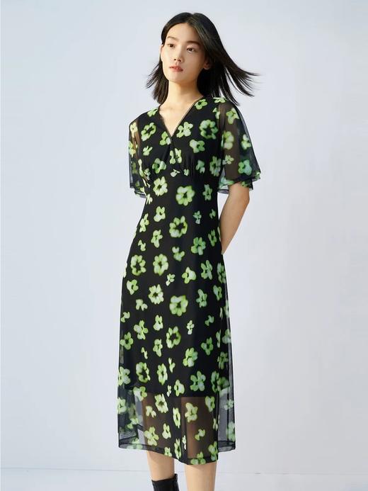 【中庭展卖商品】玖姿JZ女装花卉连衣裙JZEC50026 商品图1