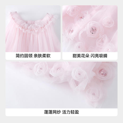 【实体店同款】女童礼裙夏季新款安奈儿童装AG623199 商品图4