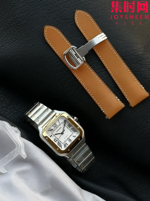 GF卡地亚山度士系列W2SA0009 山度士大号 间金山度士 男士腕表 表径39.8mm 商品图4