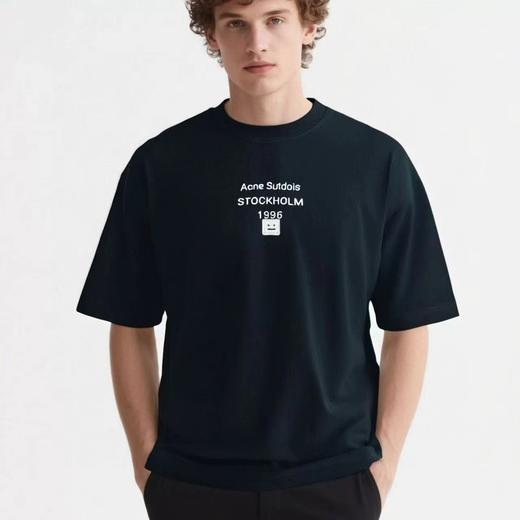 F033182夏季新款时尚百搭复古印花情侣款圆领T恤短袖 商品图2